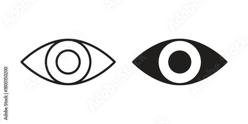 Eye icon concept vector illustration. logotype icon designs