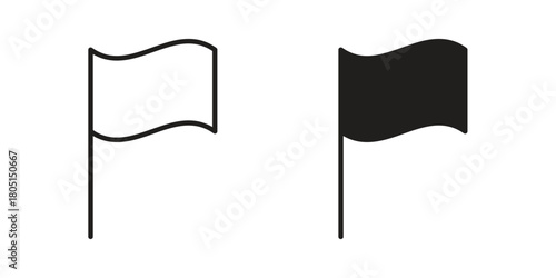 Flag icon concept vector illustration. logotype icon designs