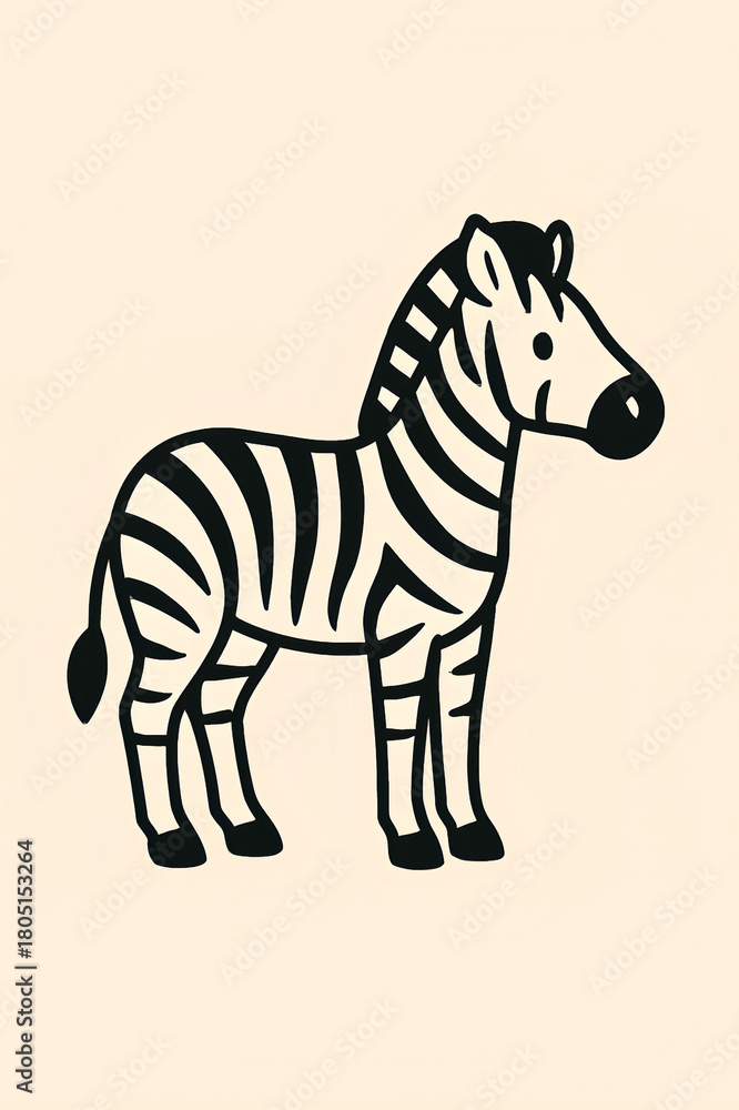 Obraz premium zebra vector illustration
