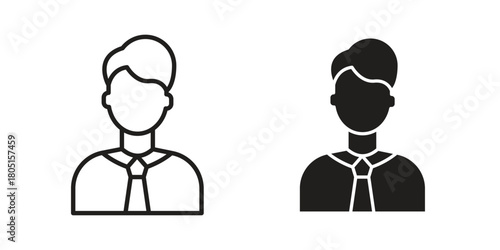 Man icon concept vector illustration. logotype icon designs