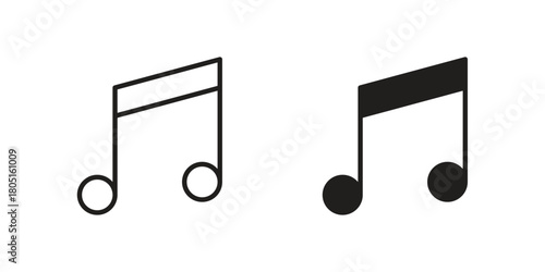 Music icon concept vector illustration. logotype icon designs
