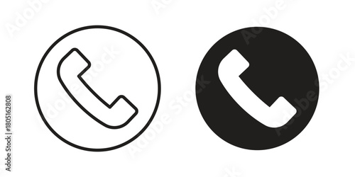 Phone call icon concept vector illustration. logotype icon designs