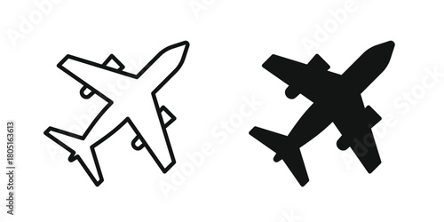Plane icon concept vector illustration. logotype icon designs