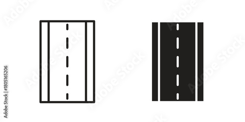 Road icon concept vector illustration. logotype icon designs