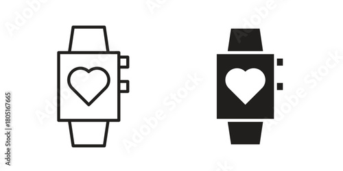 Smartwatch icon concept vector illustration. logotype icon designs