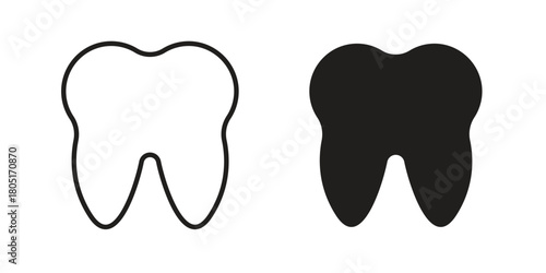 Tooth icon concept vector illustration. logotype icon designs