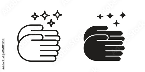 Wash your hands icon concept vector illustration. logotype icon designs