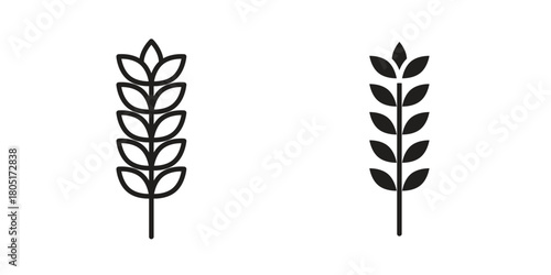Wheat icon concept vector illustration. logotype icon designs