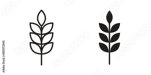 Wheat icon concept vector illustration. logotype icon designs