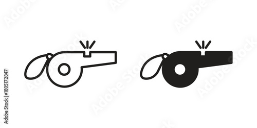 Whistle icon concept vector illustration. logotype icon designs