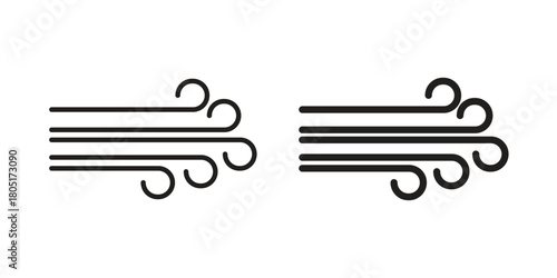 Wind icon concept vector illustration. logotype icon designs
