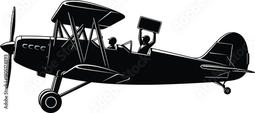 Parents helping child walk, outdoor family bonding, emotional support moment, black and white silhouette, flat vector illustration