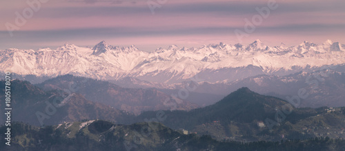 sunrise over the mountains