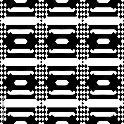  Abstract texture for fabric print, clotht,card, table cloth,tapestry, furniture, banner, cover, invitation, decoration, wrapping.Seamless repeating pattern. Black and white color.