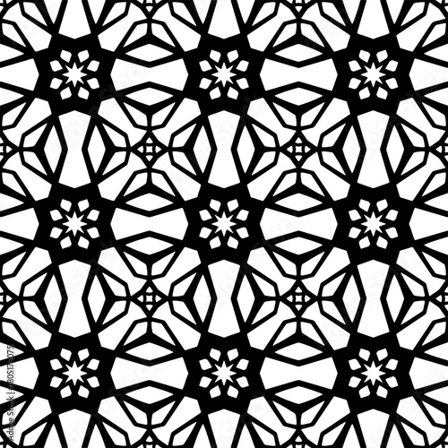  Abstract texture for fabric print, clotht,card, table cloth,tapestry, furniture, banner, cover, invitation, decoration, wrapping.Seamless repeating pattern. Black and white color.