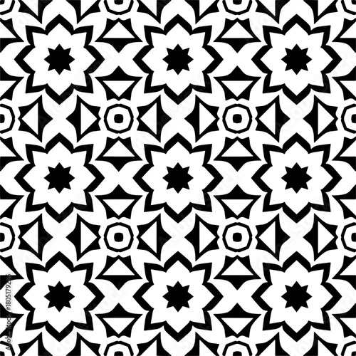  Abstract texture for fabric print, clotht,card, table cloth,tapestry, furniture, banner, cover, invitation, decoration, wrapping.Seamless repeating pattern. Black and white color.