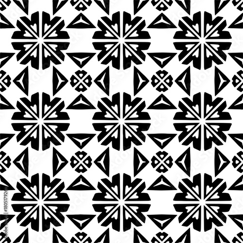  Abstract texture for fabric print, clotht,card, table cloth,tapestry, furniture, banner, cover, invitation, decoration, wrapping.Seamless repeating pattern. Black and white color.