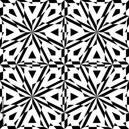 Abstract texture for fabric print, clotht,card, table cloth,tapestry, furniture, banner, cover, invitation, decoration, wrapping.Seamless repeating pattern. Black and white color.