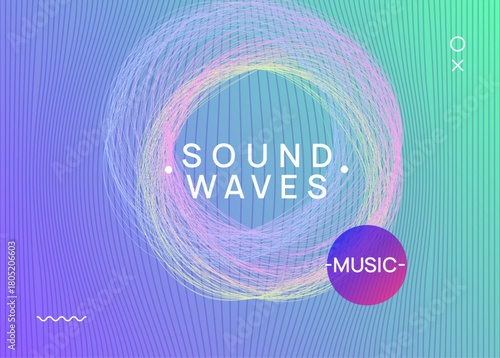 Dj Design. Discotheque Electro Element. Electronic Audio Invitation. Fest Background. Festival Invite. Blue Edm Flyer. Pink Music Set. Green Dj Design