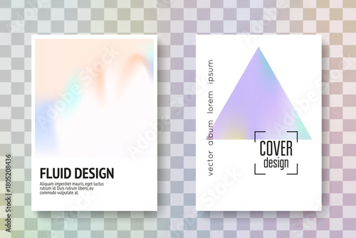 Spectrum Texture. Memphis Effect. Colorful Metal Illustration. Color Presentation. Vintage Vector. Geometry Background. Purple Holographic Label. Blue Spectrum Texture