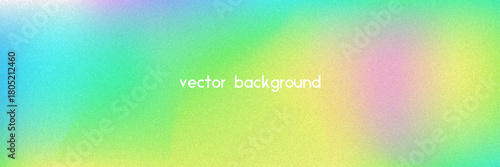 Noise Gradient Background. Abstract Grainy Bg In Pink, Purple And Blue Colors. Iridescent Hologram. Pearlescent Holographic Texture With Rainbow Foil. Light Chrome Screen With Lens Glow Effect