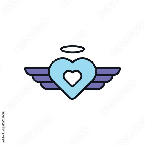Angel vector icon