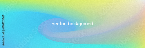 Noise Gradient Background. Abstract Grainy Bg In Pink, Purple And Blue Colors. Iridescent Hologram. Pearlescent Holographic Texture With Rainbow Foil. Ink Effect With Watercolor Cloud Wave