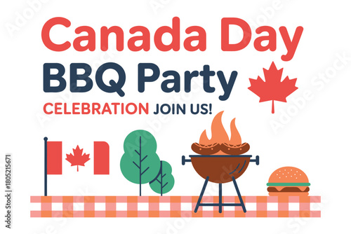 Canada Day BBQ Party Celebration