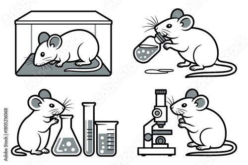 Mice are used in scientific research and laboratory experiments.