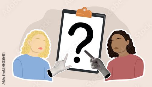 question mark. question. ask. collage with a question mark. ask something. unclear question. doodle style. clarification. answers to questions. vector. people. human hand.