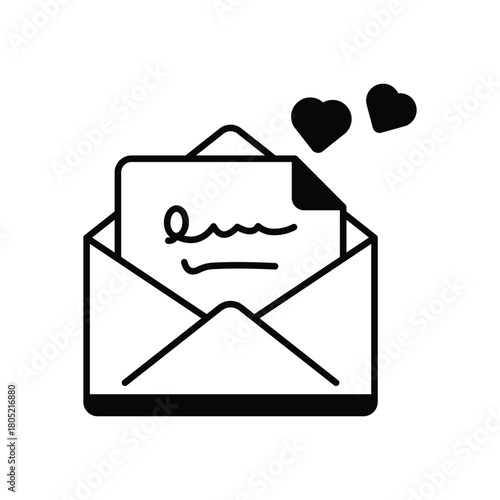 Love Letter vector icon
