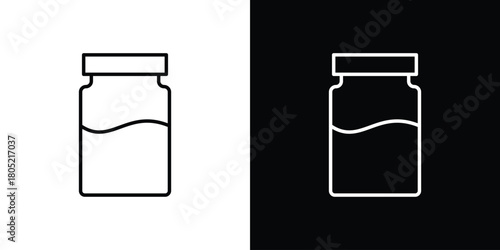 Jam icon. Outline symbol for Website UI