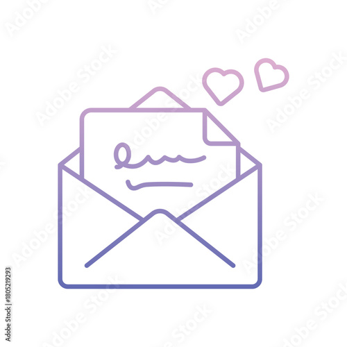 Love Letter vector icon