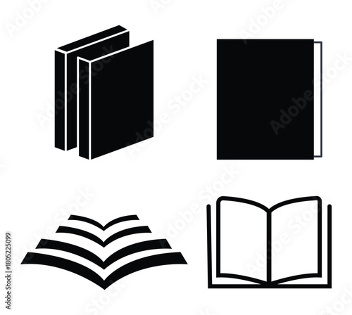 Some book vector set design