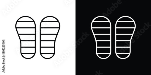 Soles icon. Outline symbol for Website UI