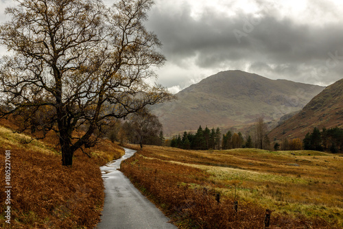 The road to Little Langdale, Lake District