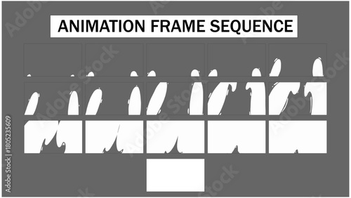 Liquid Hand-Drawn Transition | Frame by Frame Animation Vector Sequence	