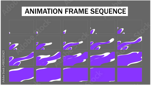 Liquid Hand-Drawn Transition | Frame by Frame Animation Vector Sequence	