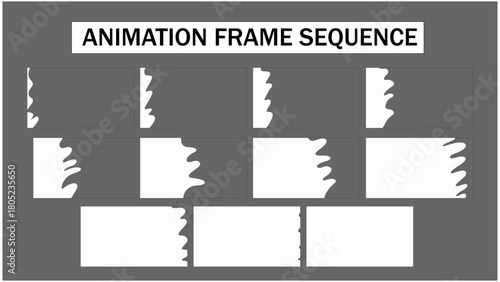 Liquid Hand-Drawn Transition | Frame by Frame Animation Vector Sequence	
