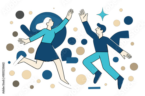 Golden Evening Illumination. Evening illumination. Layers of golden and white bokeh dots float against a dark