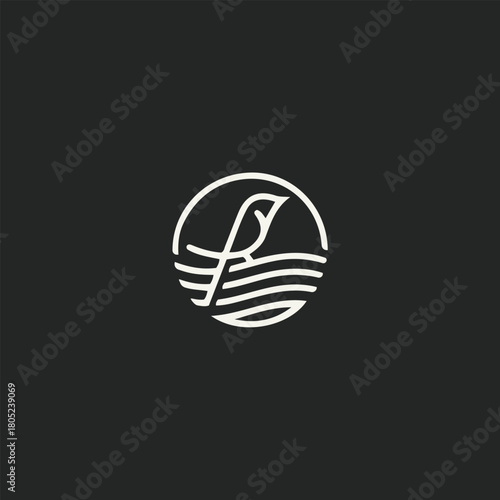 Wild Bird Nature Vector Illustration for design studio,  wildlife photography, nest, spring, ecology, wildlife, fauna, feathered, flying, freedom, wings, design element, season, tropical, exotic.