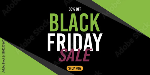 50% off black friday sale, shop now, 50%off fifty percent off 50 % off, promotion, november, price, discount, retail.