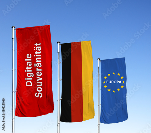 Rote Flagge, Digitale Souveränität in Deutschland und Europa