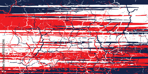 Red and white and blue sports background design with abstract modern template. Contains sports players in various activities. Football, basketball, baseball, tennis, rugby, cycling, red art.