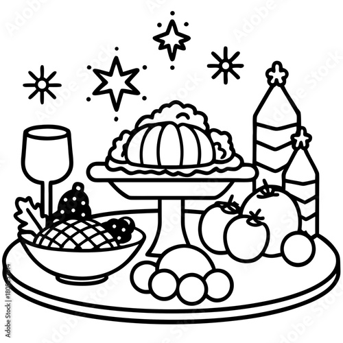 Festive Holiday Feast (