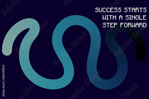 Abstract Gradient Ribbon Waves — Colorful 3D Curve Line Pattern Background. Gradient Ribbon Waves. Vector Squiggle Graphic Shapes. Abstract Color Lines Pattern.