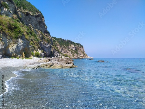Plage sicile , Capo Milazzo , Sicile , Italie