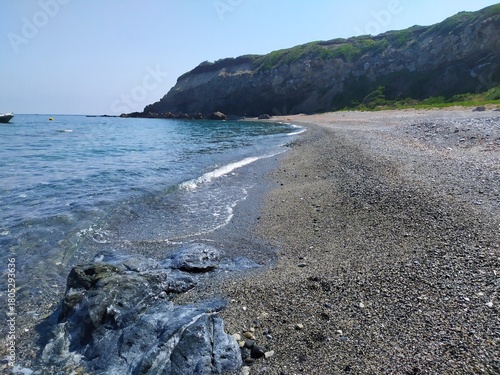 Plage sicile , Capo Milazzo , Sicile , Italie