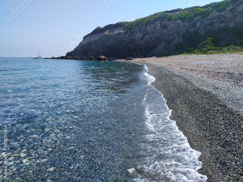 Plage sicile , Capo Milazzo , Sicile , Italie