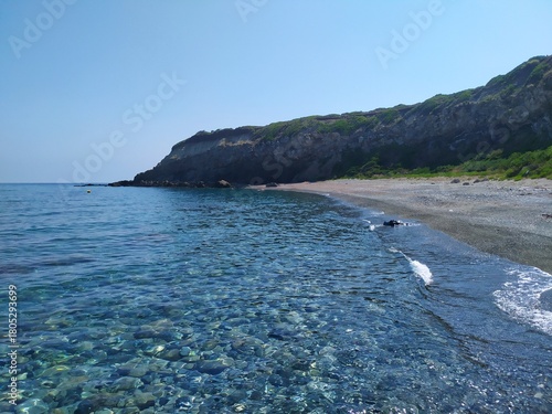 Plage sicile , Capo Milazzo , Sicile , Italie